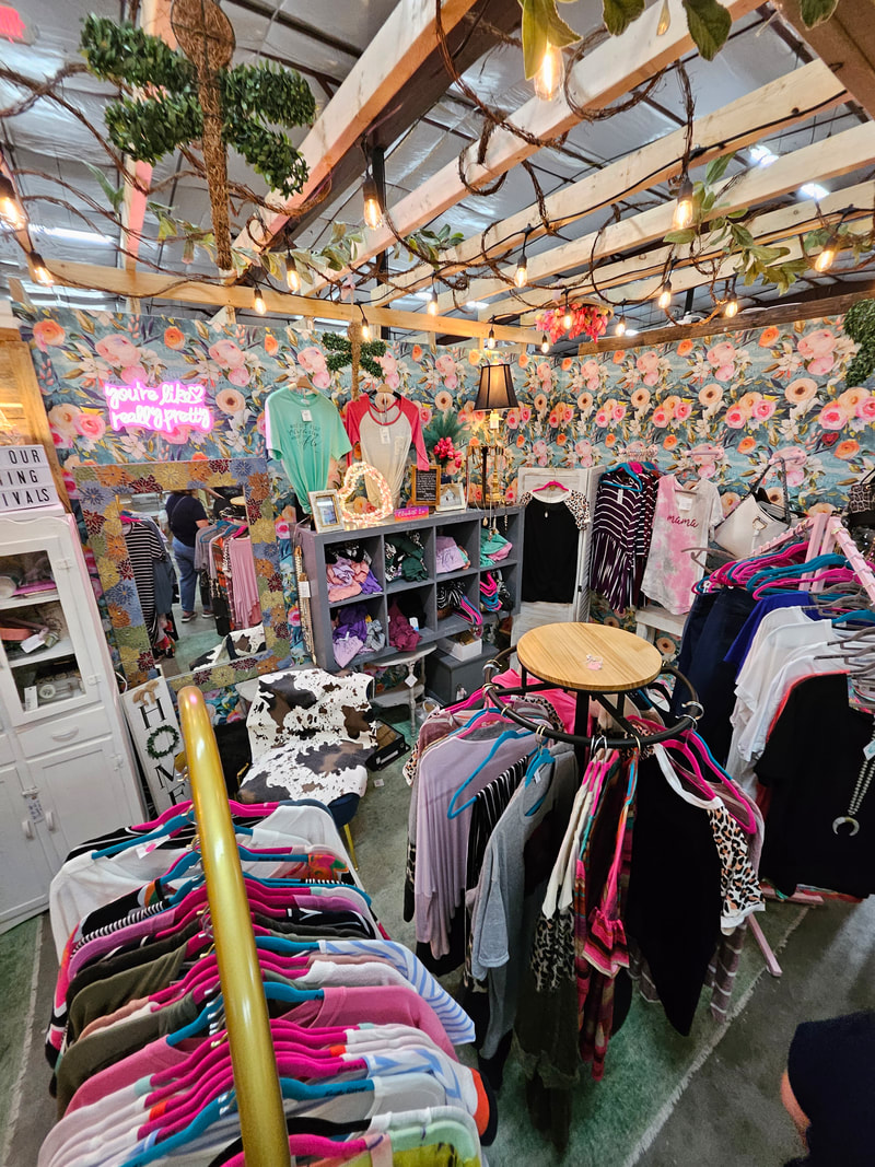 Colorful gifts and clothing